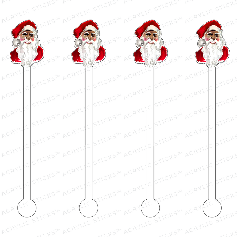 OLE' SAINT NICK ACRYLIC STIR STICKS