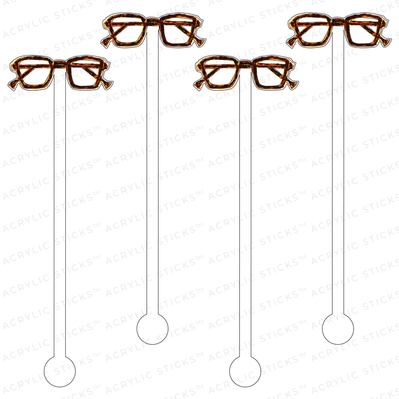 AS X EVELYN HENSON SEEING SPECS ACRYLIC STIR STICKS