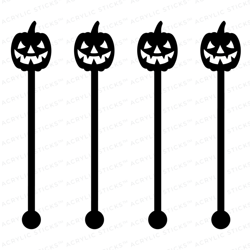 WHAT'S UP JACK BLACK ACRYLIC STIR STICKS