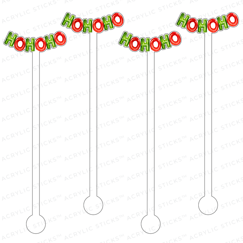 HOHOHO ACRYLIC STIR STICKS