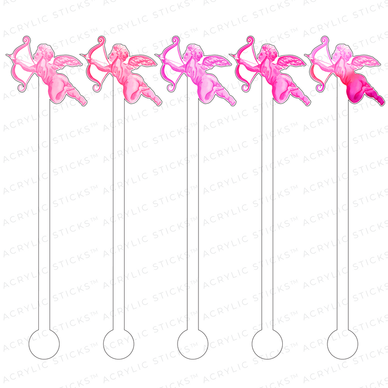 ALL THE CUPIDS ACRYLIC STIR STICKS COMBO