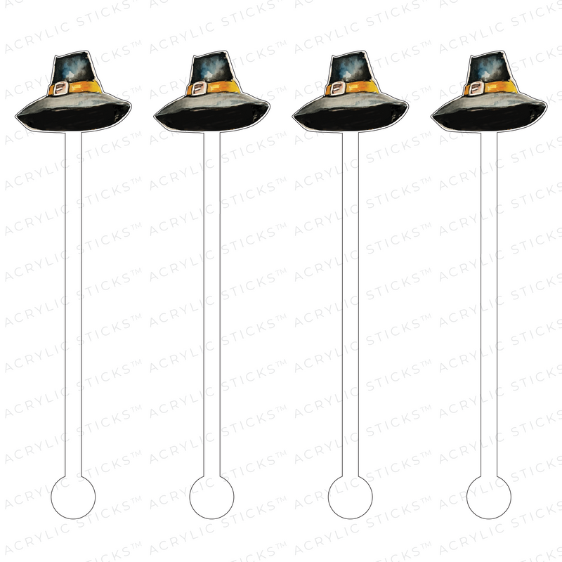 PILGRIM HAT ACRYLIC STIR STICKS