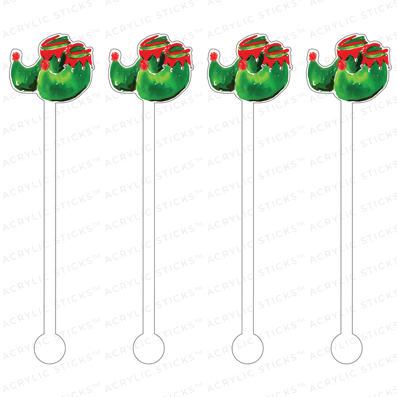 ELF BOOTIES ACRYLIC STIR STICKS