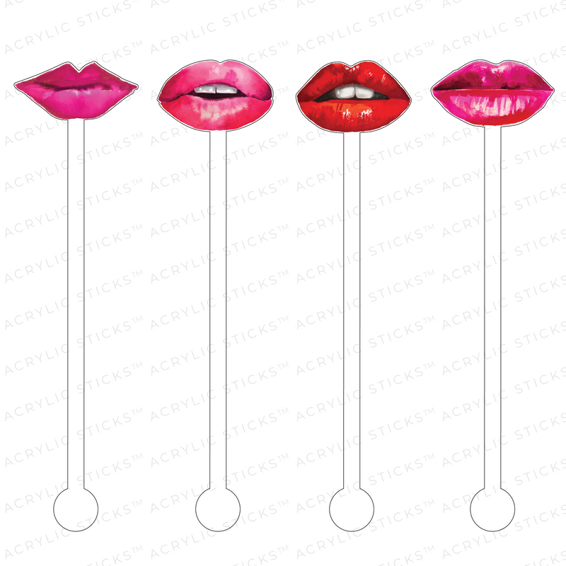 LIPS COMBO ACRYLIC STIR STICKS