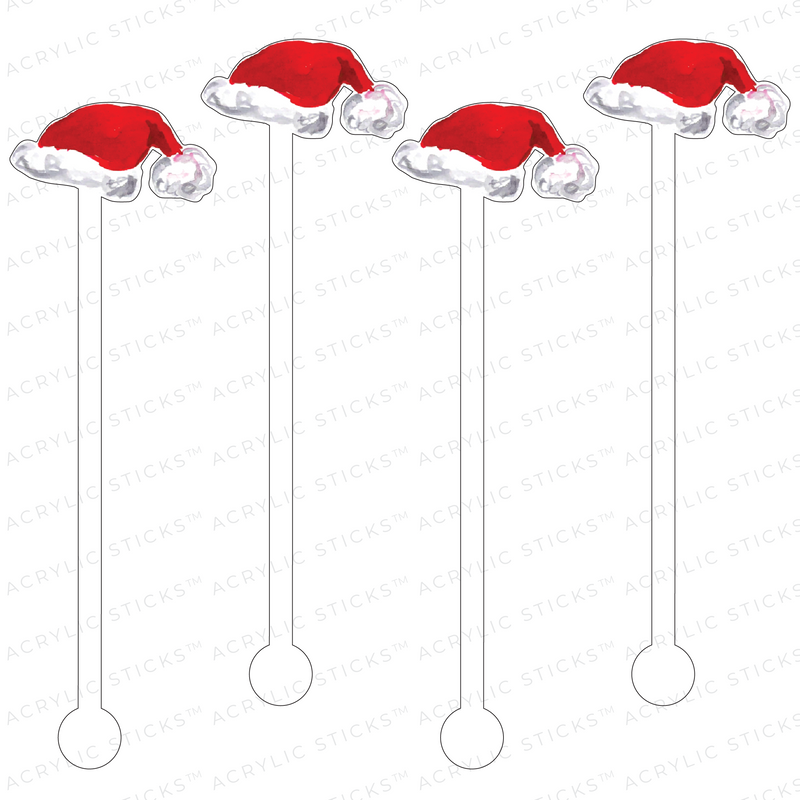 KRISS KRINGLE HAT ACRYLIC STIR STICKS