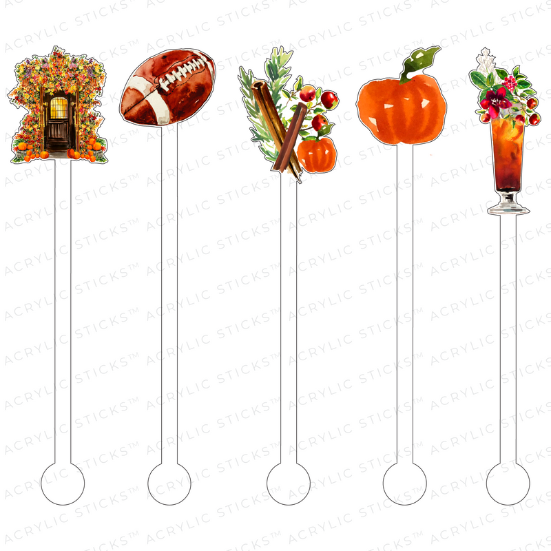 FALL FEELS ACRYLIC STIR STICKS COMBO