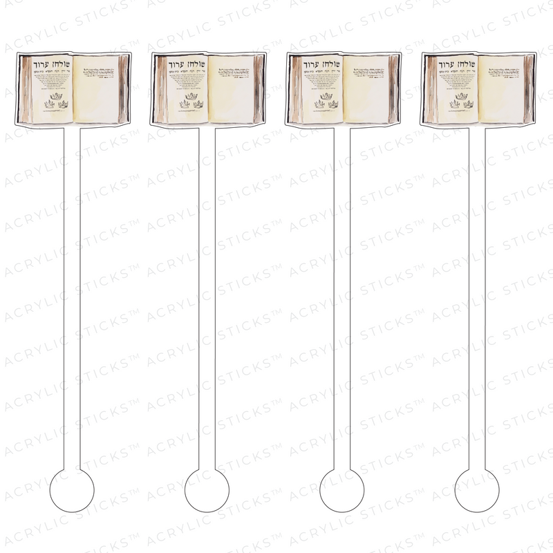 BOOK OF LAW ACRYLIC STIR STICKS
