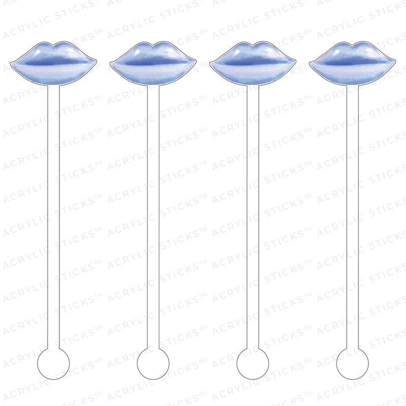 BLUE PEARL LIGHT LIPS ACRYLIC STIR STICKS