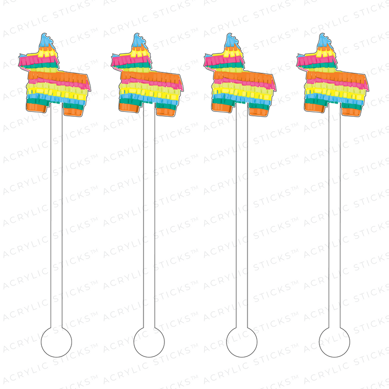 ACRYLIC STICKS X SCD PREPPY PINATA ACRYLIC STIR STICKS