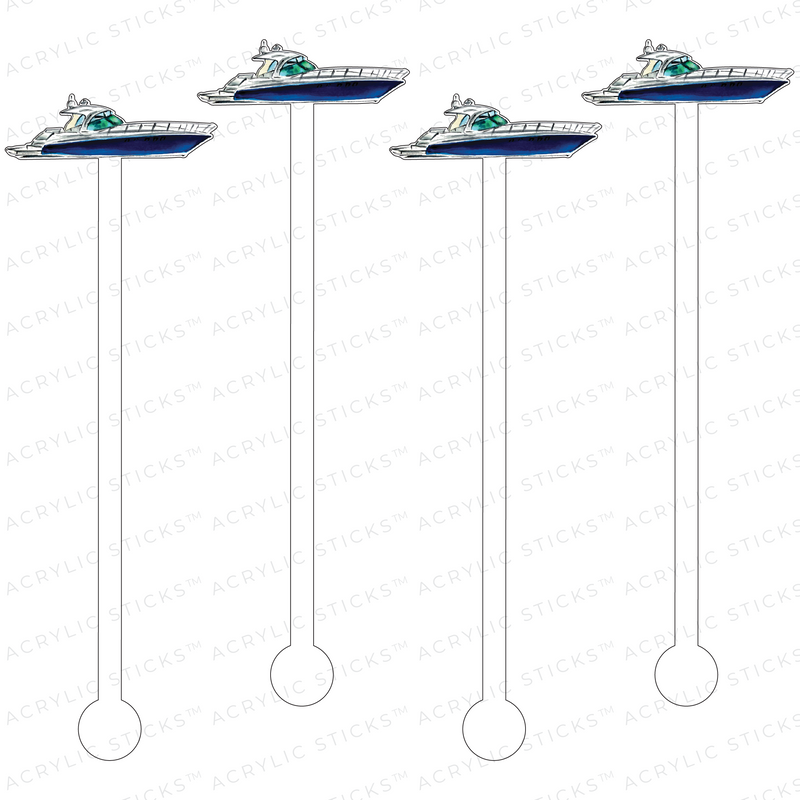 YACHT ACRYLIC STIR STICKS