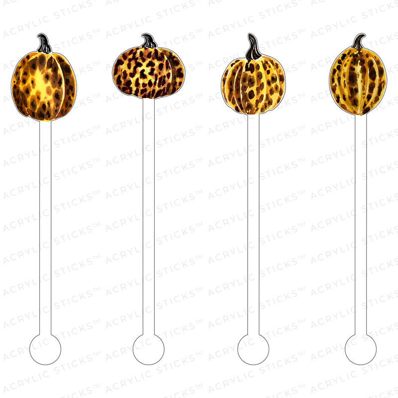 TORTOISE SHELL GOURDS ACRYLIC STIR STICKS COMBO