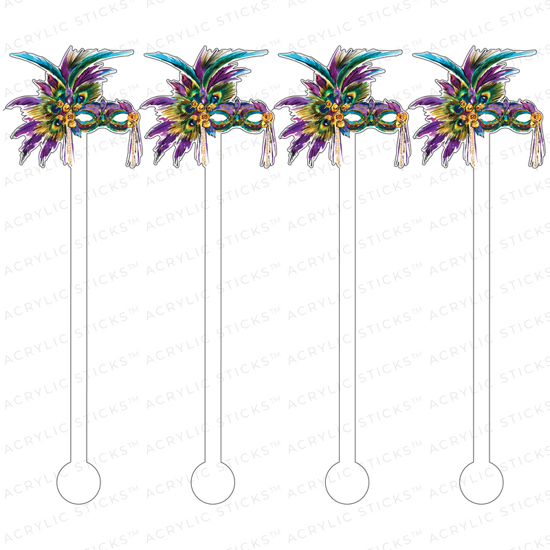 OVER THE TOP MASK ACRYLIC STIR STICKS