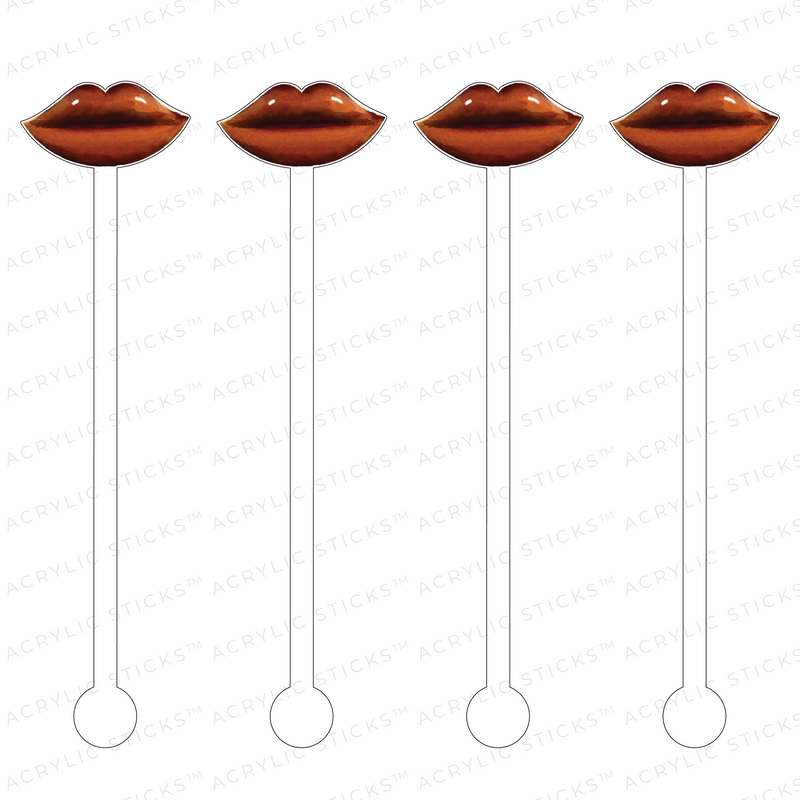 MOCHA LIPS ACRYLIC STIR STICKS