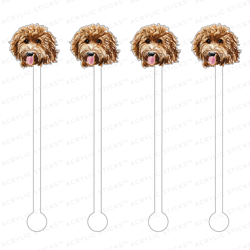 G. DOODLE PROFILE ACRYLIC STIR STICKS