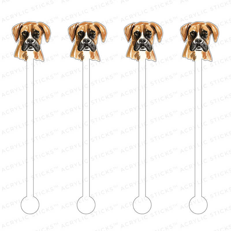 BOXER PROFILE ACRYLIC STIR STICKS
