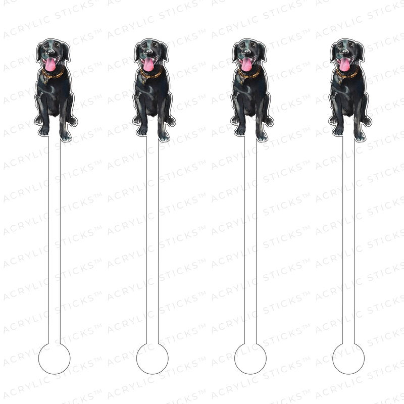 BLACK LAB ACRYLIC STIR STICKS