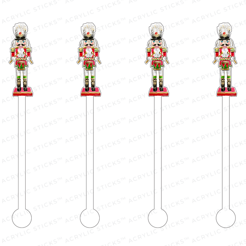 STAN THE CLASSIC NUTCRACKER ACRYLIC STIR STICKS