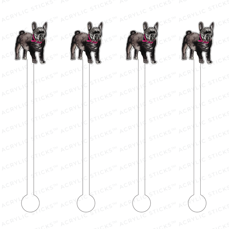 FRENCHIE ACRYLIC STIR STICKS