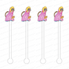 AS X TAYLOR BEACH DESIGN GLAMOUR LEOPARD ACRYLIC STIR STICKS
