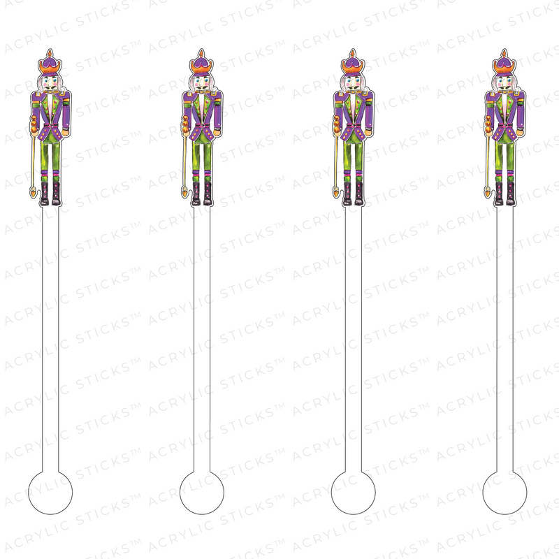 JOKER NUTCRACKER ACRYLIC STIR STICKS