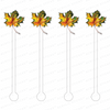 AUTUMN LEAF ACRYLIC STIR STICKS