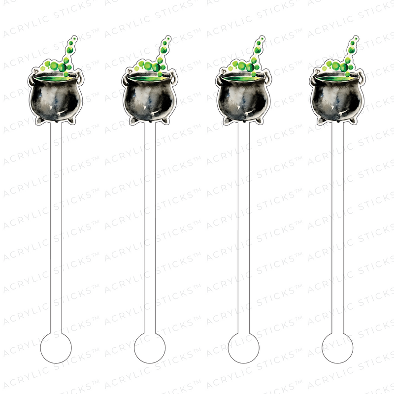 WITCH'S BREW ACRYLIC STIR STICKS