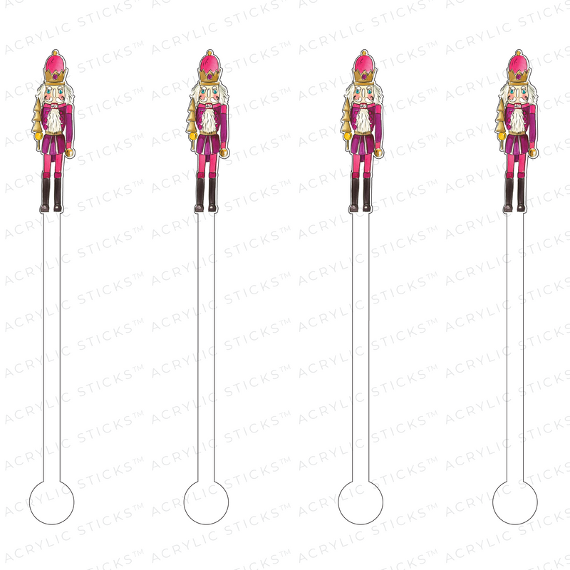 NASH THE NUTCRACKER ACRYLIC STIR STICKS