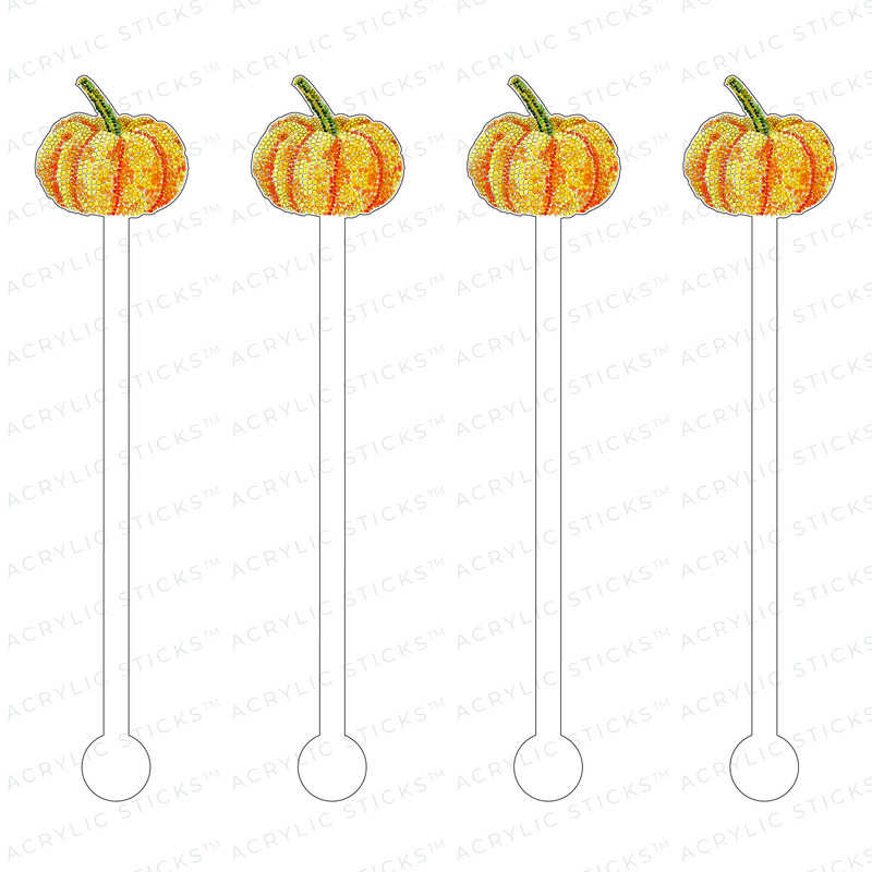DECORATIVE GOURD SIGNATURE SERIES ACRYLIC STIR STICKS