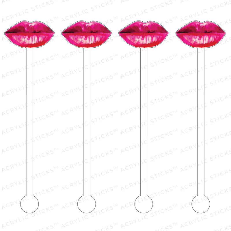 LIPS ACRYLIC STIR STICKS