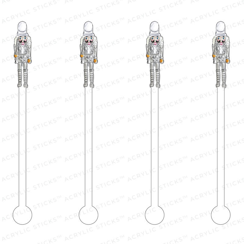 PAT THE NUTCRACKER ACRYLIC STIR STICKS