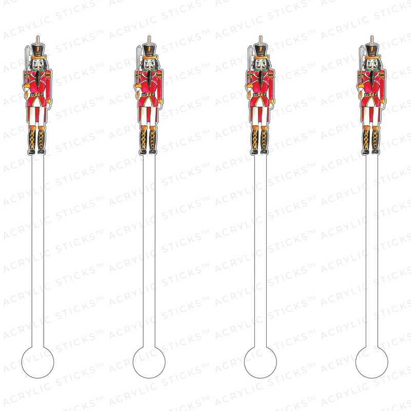 HENRY THE NUTCRACKER ACRYLIC STIR STICKS