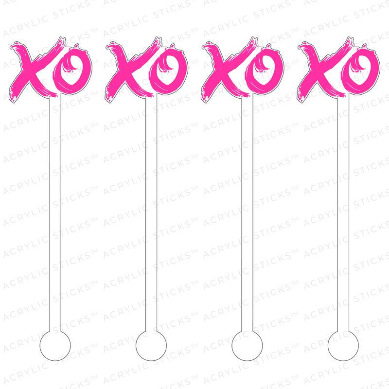 XO ACRYLIC STIR STICKS