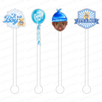 WE'RE HAVING A BOY ACRYLIC STIR STICKS COMBO (2 STYLES)