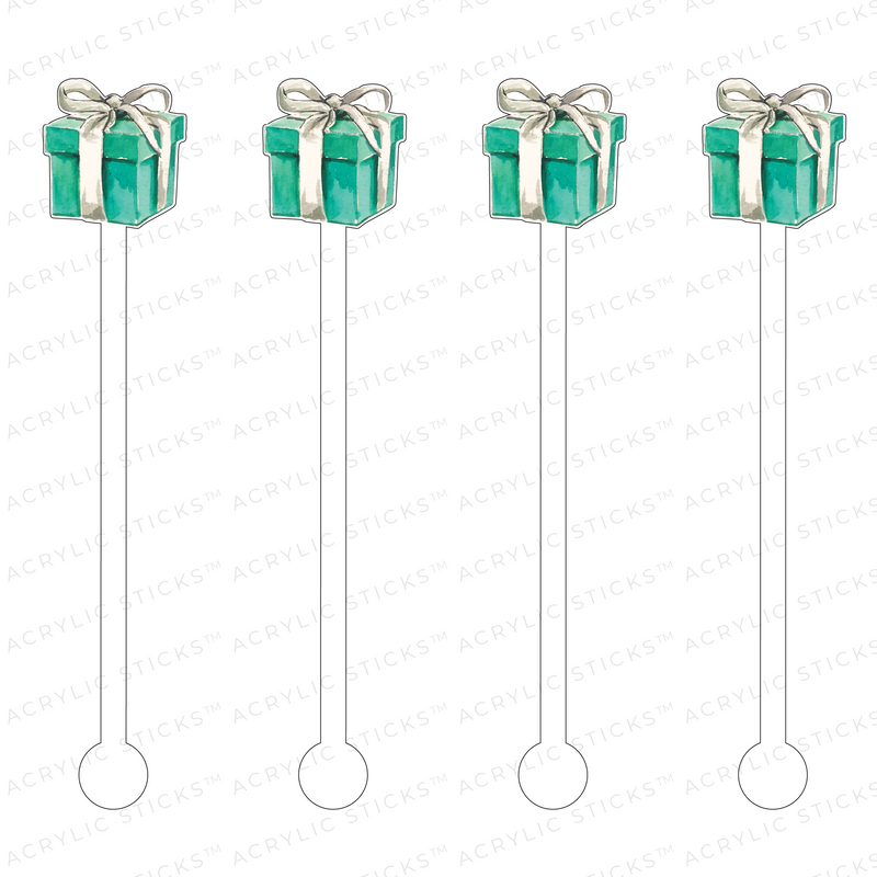TIFFANY BLUE BOX ACRYLIC STIR STICKS