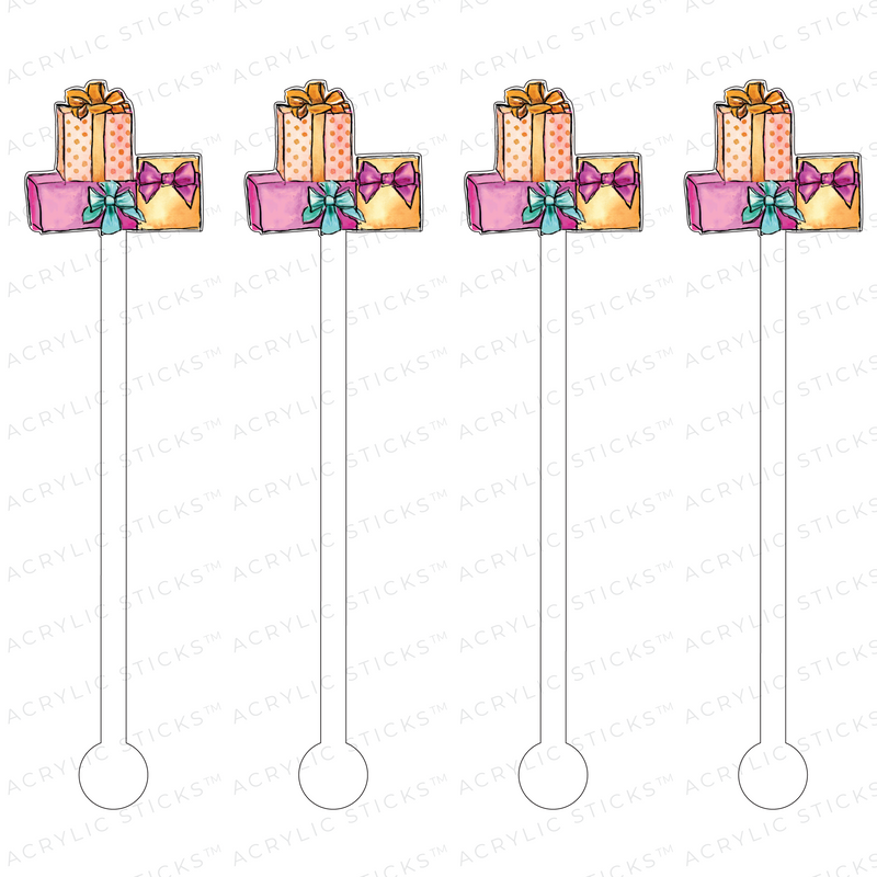 BIRTHDAY PRESENTS ACRYLIC STIR STICKS