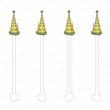 FESTIVE PARTY HATS ACRYLIC STIR STICKS (3 STYLE OPTIONS)