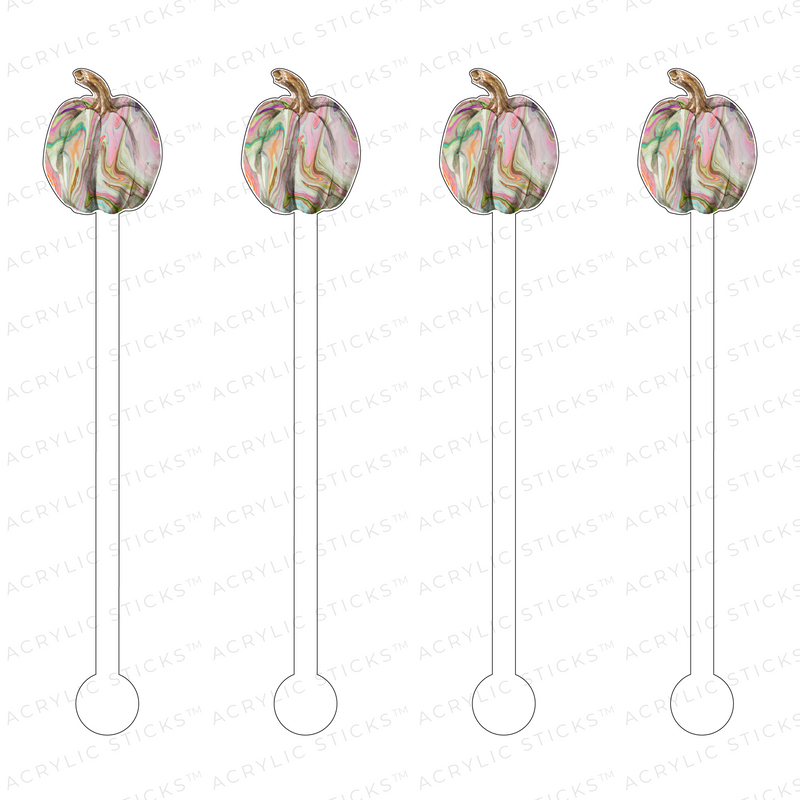 MARBLE GOURD ACRYLIC STIR STICKS