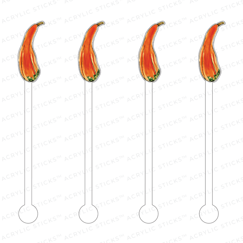 SUMMER GOURD ACRYLIC STIR STICKS