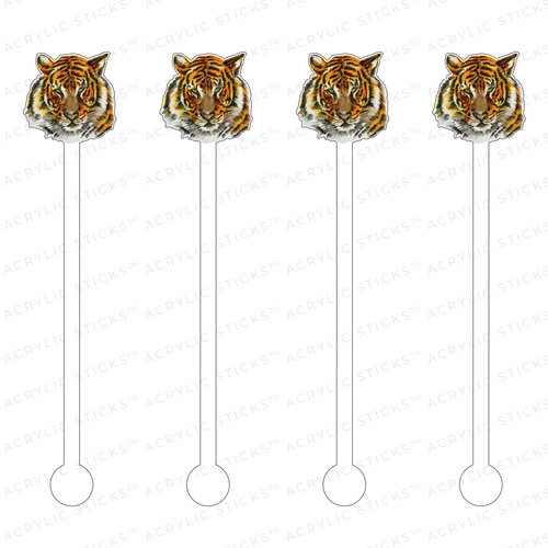 TIGER ACRYLIC STIR STICKS