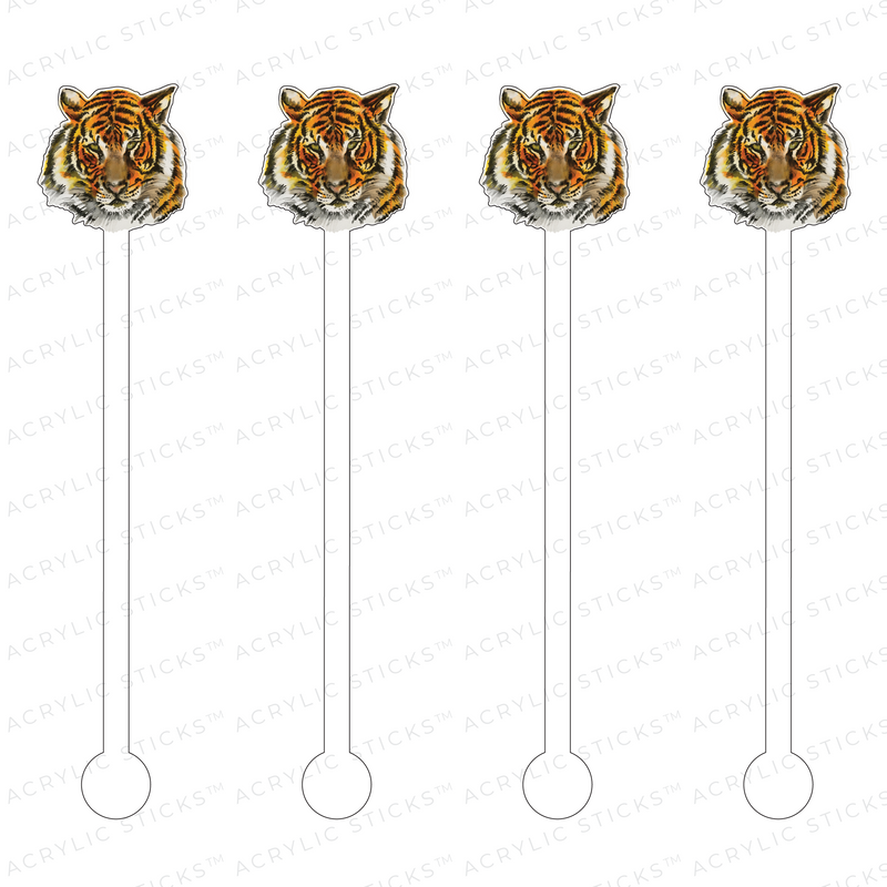 TIGER ACRYLIC STIR STICKS