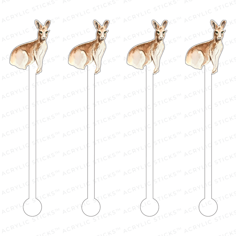 KANGAROO ACRYLIC STIR STICKS