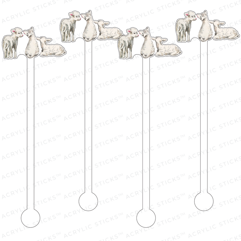 LAMB ACRYLIC STIR STICKS