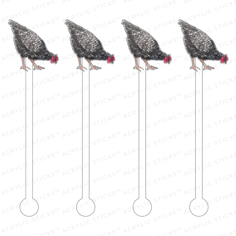 PEKING CHICKEN ACRYLIC STIR STICKS