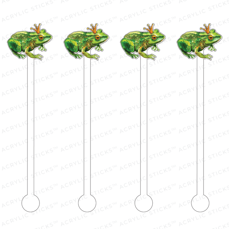 FROG PRINCE ACRYLIC STIR STICKS