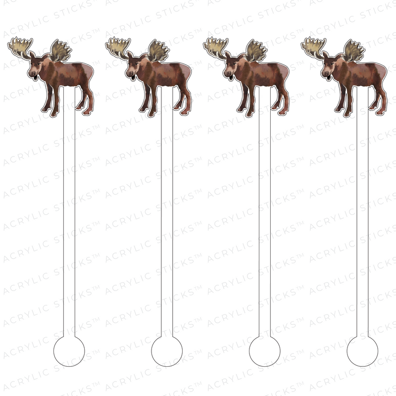 MOOSE ACRYLIC STIR STICKS