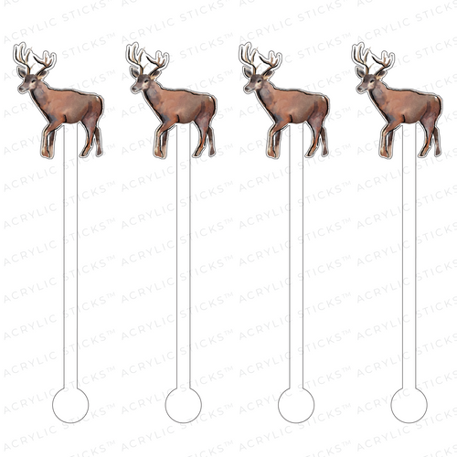 DEER ACRYLIC STIR STICKS
