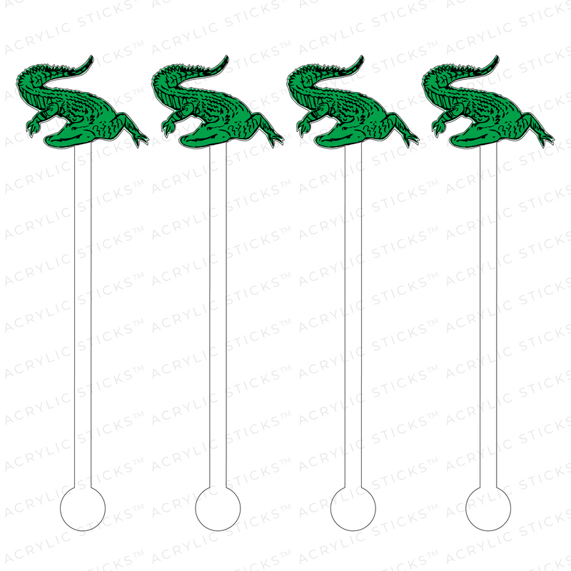 ALLIGATOR ACRYLIC STIR STICKS