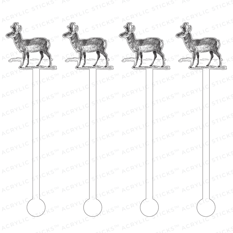 ANTELOPE ACRYLIC STIR STICKS