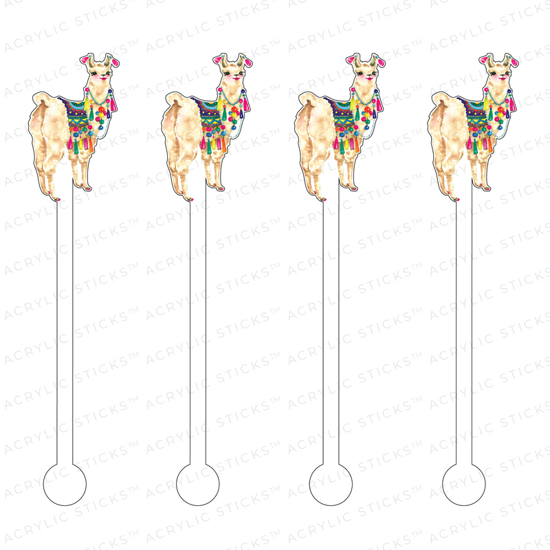BOLLYLLAMA ACRYLIC STIR STICKS