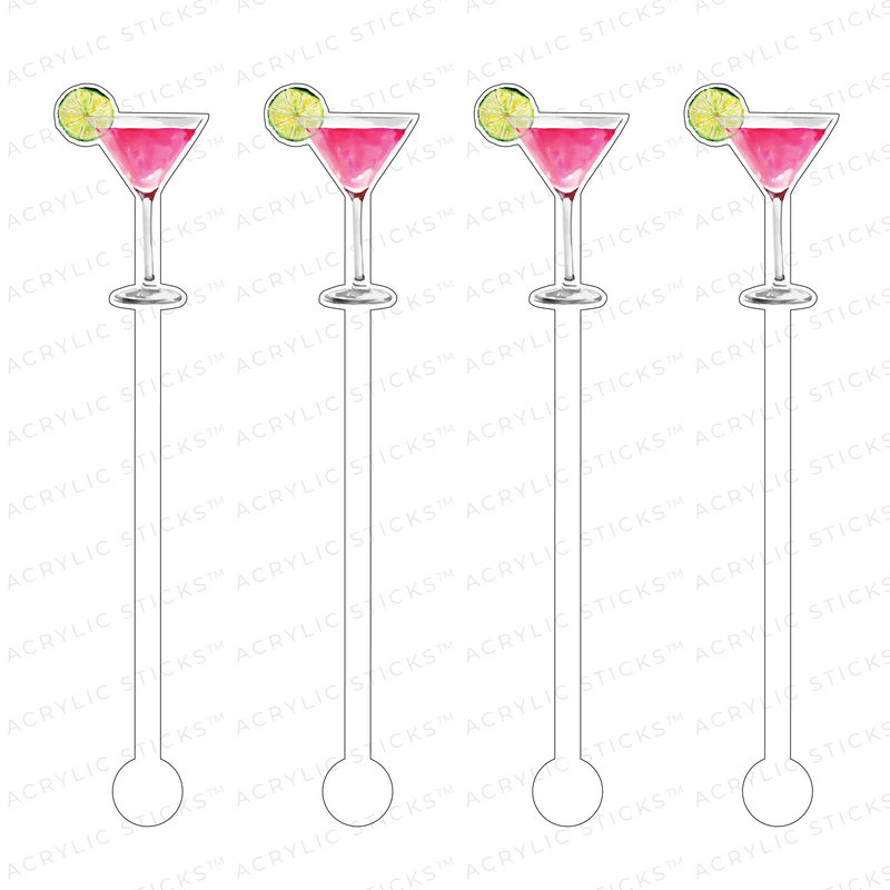 COSMOPOLITAN ACRYLIC STIR STICKS